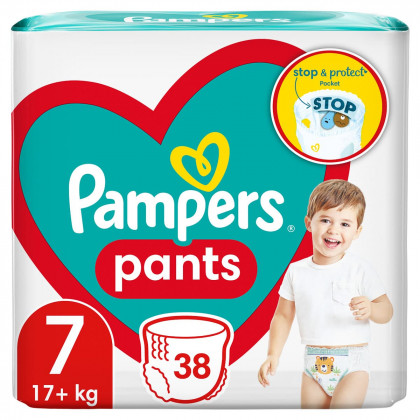 Підгузки-трусики Pampers Pants Розмір 7 (17+ кг) 38 шт